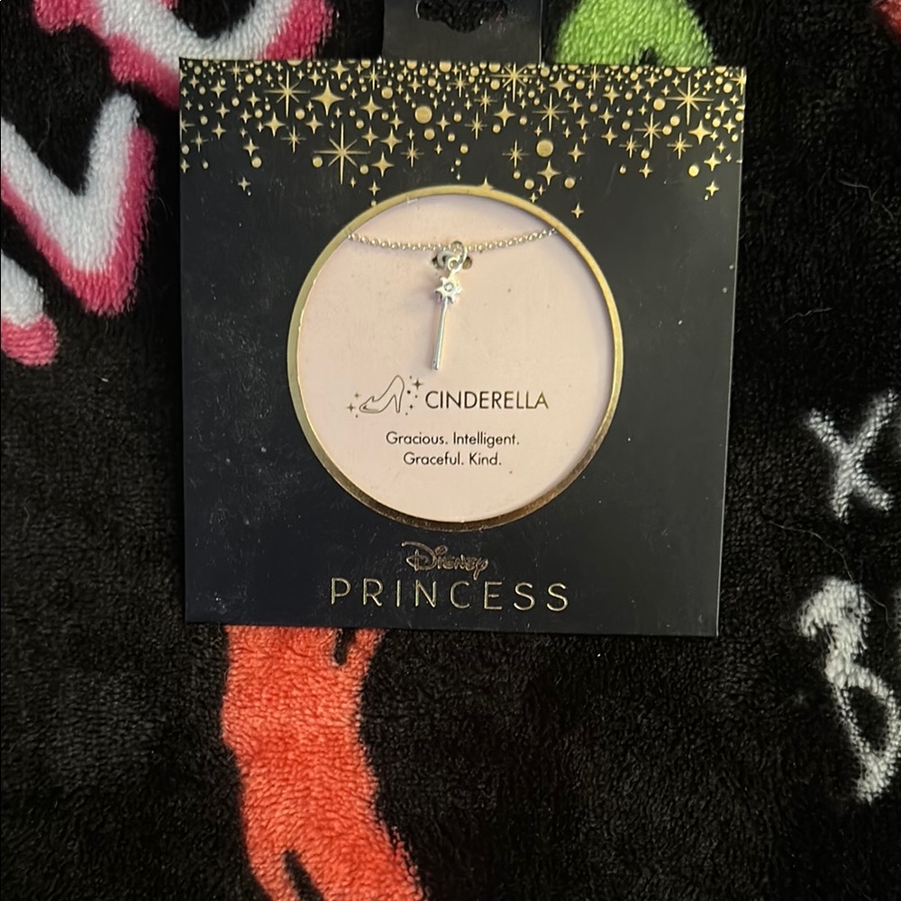 Disney Princess Cinderella Silver Necklace